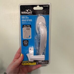 Wright Products White Door Latch